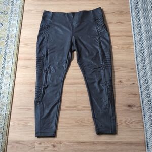 Athleta Delancey Gleam Moto Tight